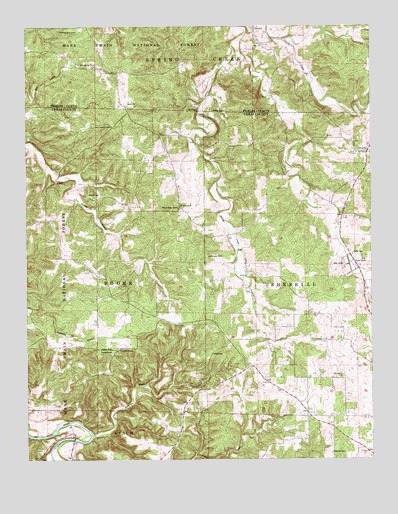 Beulah, MO USGS Topographic Map