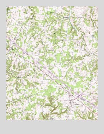 Pleasant View, TN USGS Topographic Map