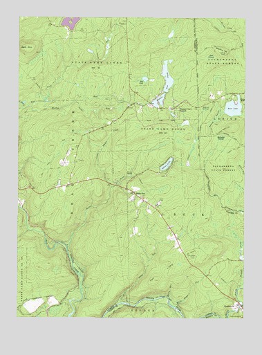Pleasant View Summit, PA USGS Topographic Map