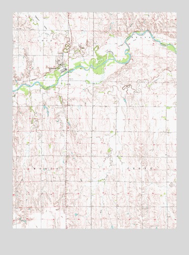Pleasanton, NE USGS Topographic Map