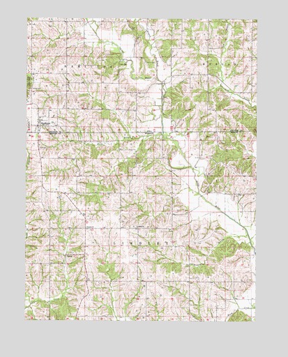 Pleasanton, IA USGS Topographic Map