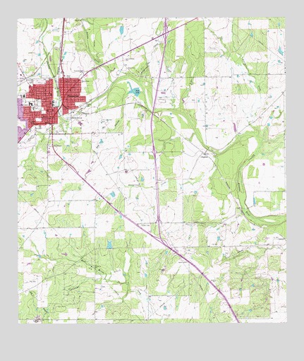 Pleasanton, TX USGS Topographic Map