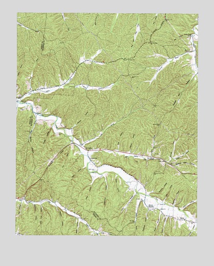 Pleasantville, TN USGS Topographic Map