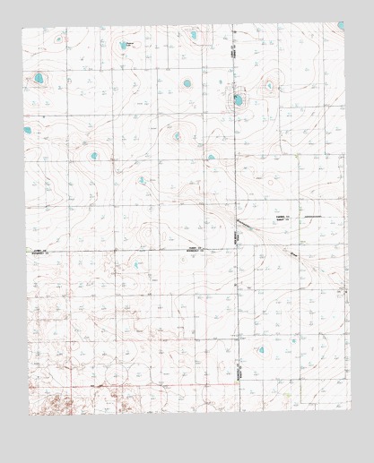 Pleasure Lake, NM USGS Topographic Map