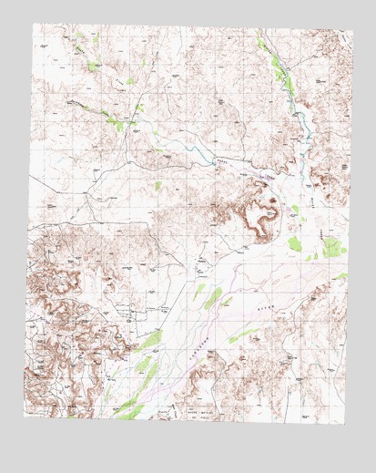 Plemons, TX USGS Topographic Map
