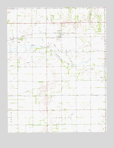 Plevna, KS USGS Topographic Map