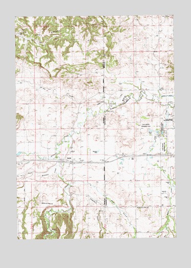 Beulah, WY USGS Topographic Map