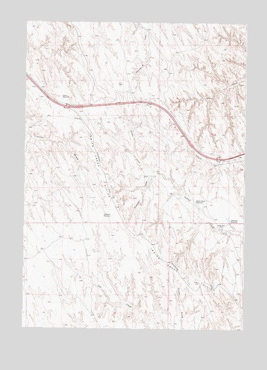 Ploessers Draw, WY USGS Topographic Map