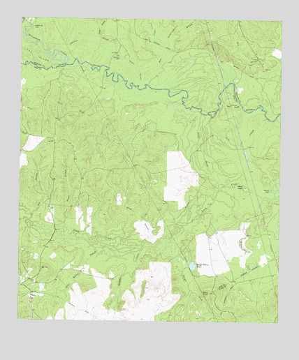Pluck, TX USGS Topographic Map