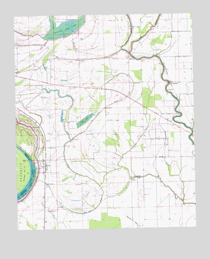 Beulah, MS USGS Topographic Map
