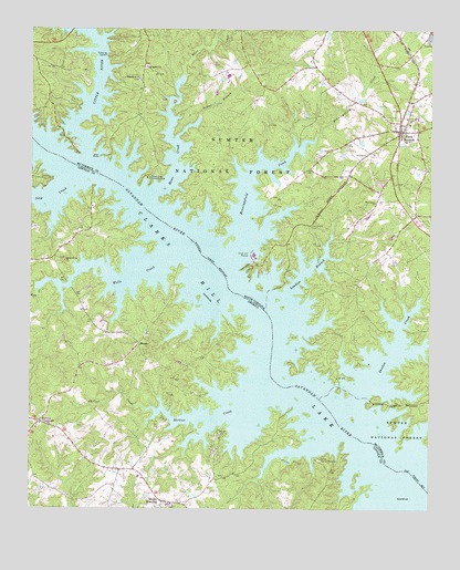 Plum Branch, SC USGS Topographic Map