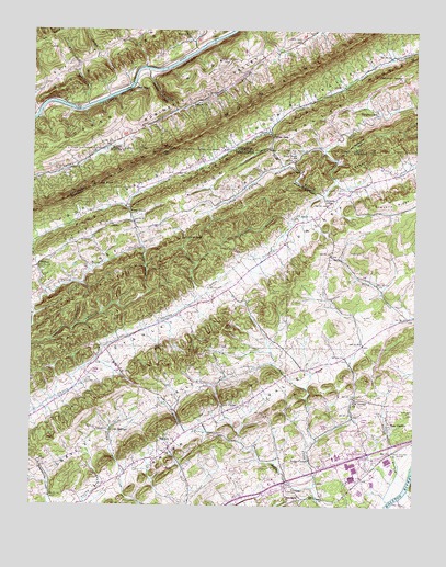 Plum Grove, TN USGS Topographic Map
