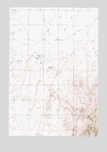 Plunket Lake, MT USGS Topographic Map