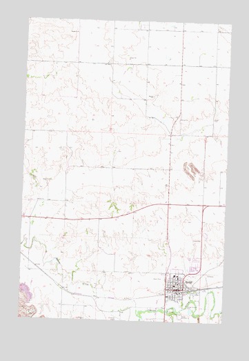 Beulah, ND USGS Topographic Map