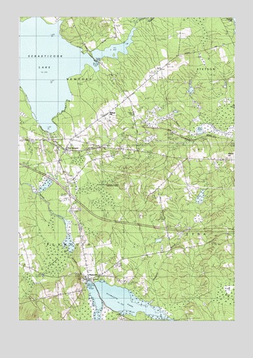 Plymouth, ME USGS Topographic Map