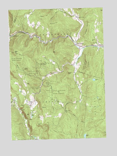 Plymouth, VT USGS Topographic Map