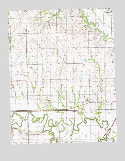 Plymouth, KS USGS Topographic Map