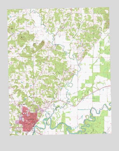Pocahontas, AR USGS Topographic Map