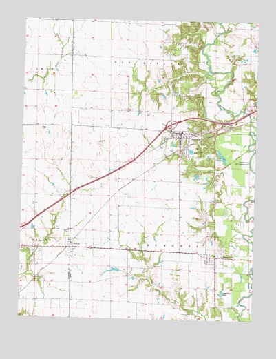 Pocahontas, IL USGS Topographic Map