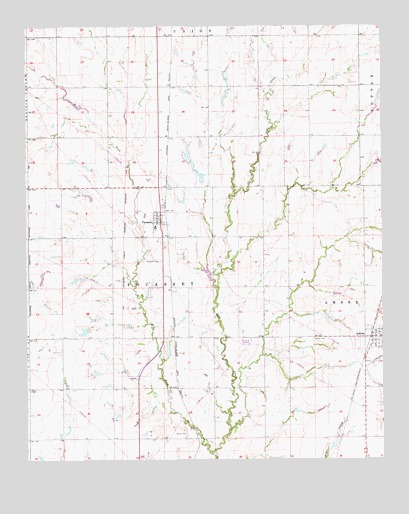 Pocasset, OK USGS Topographic Map