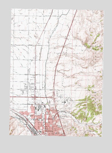 Pocatello North, ID USGS Topographic Map