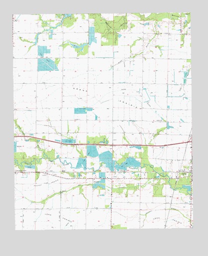Pocket Prairie, AR USGS Topographic Map
