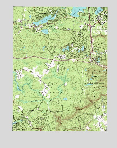 Pocono Pines, PA USGS Topographic Map