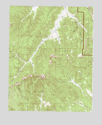 Podunk Creek, UT USGS Topographic Map