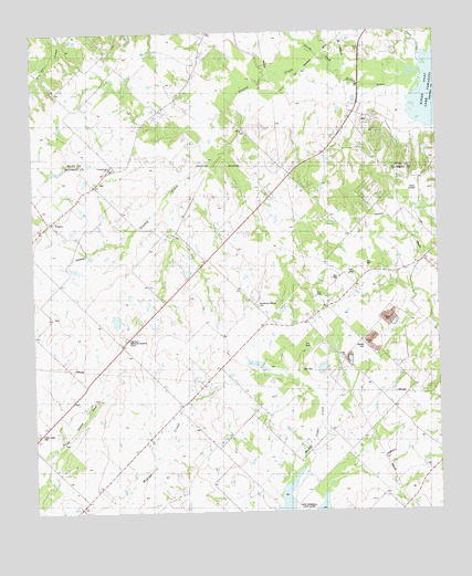 Poetry, TX USGS Topographic Map