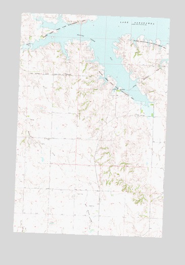 Beulah NW, ND USGS Topographic Map