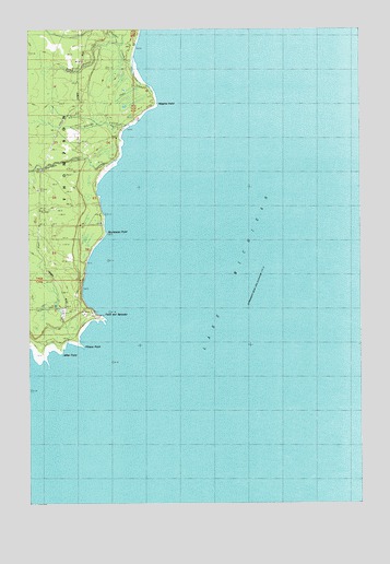 Point Aux Barques, MI USGS Topographic Map