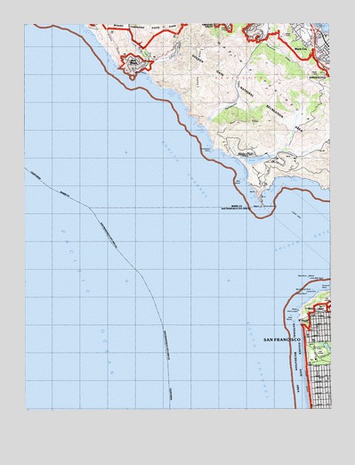 Point Bonita, CA USGS Topographic Map