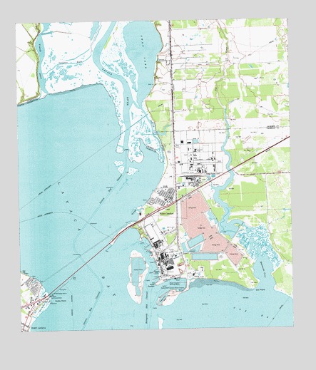 Point Comfort, TX USGS Topographic Map