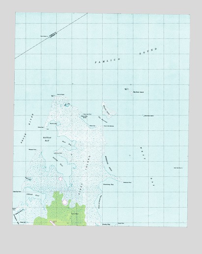 Point of Marsh, NC USGS Topographic Map