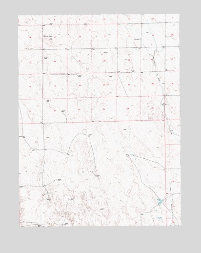 Point of Rocks, CO USGS Topographic Map