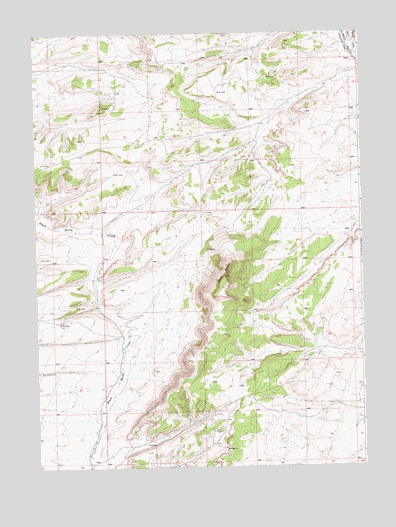 Point of Rocks SE, WY USGS Topographic Map
