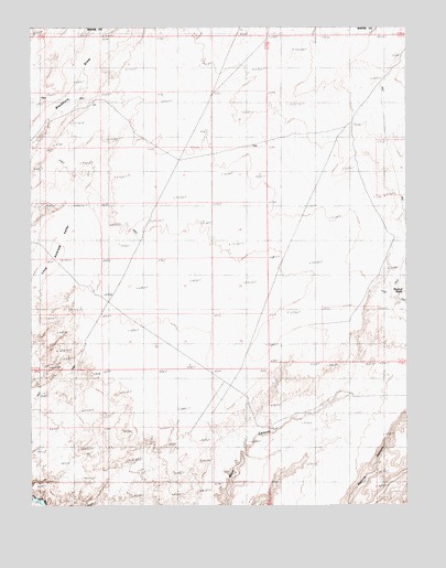 Point of Rocks West, UT USGS Topographic Map