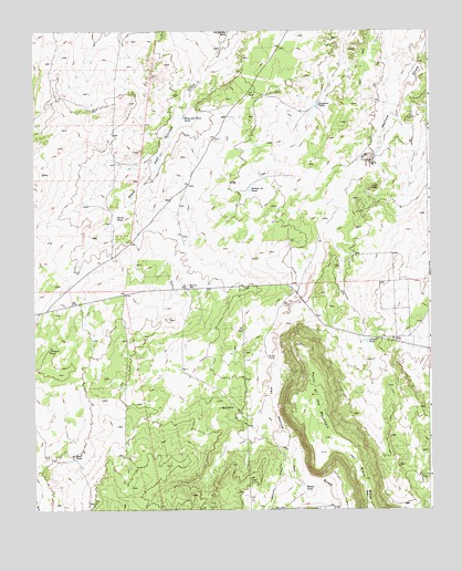 Point of the Mountain, AZ USGS Topographic Map