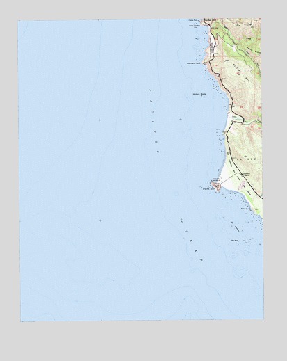 Point Sur, CA USGS Topographic Map