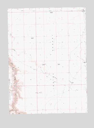 Poison Butte, ID USGS Topographic Map