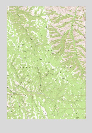 Poison Point, OR USGS Topographic Map
