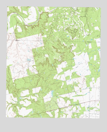 Poke Mountain, TX USGS Topographic Map