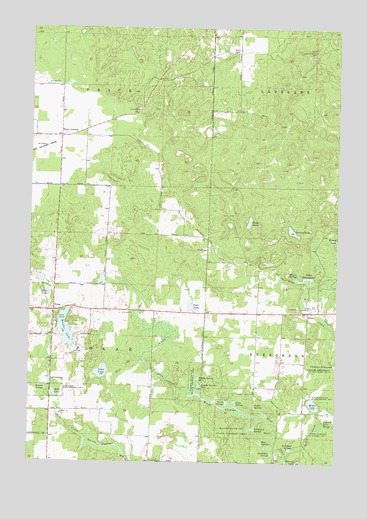 Polar, WI USGS Topographic Map