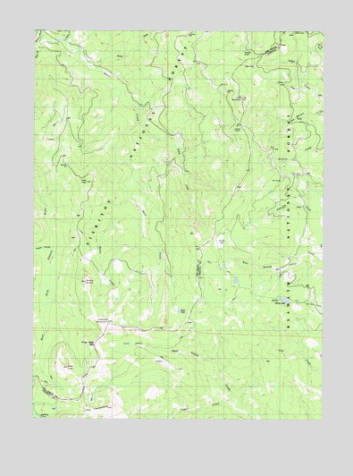 Polar Bear Mountain, CA USGS Topographic Map