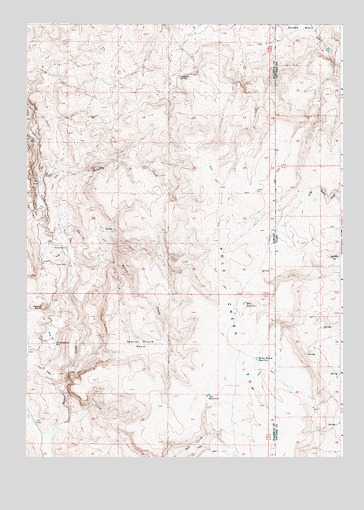 Pole Creek Top, OR USGS Topographic Map