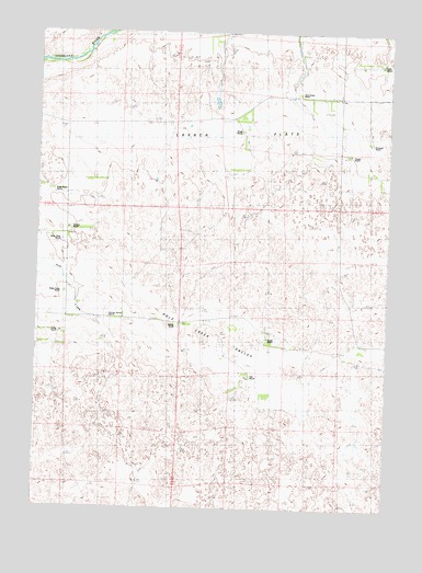 Pole Creek Valley, NE USGS Topographic Map