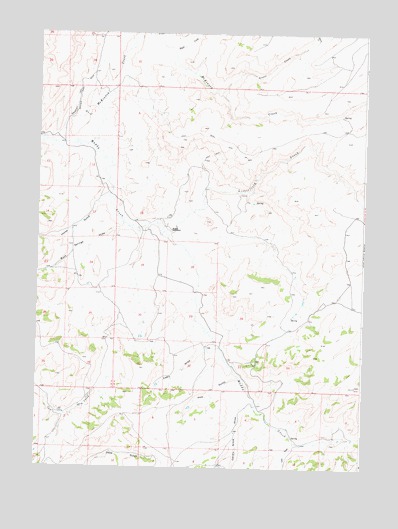 Pole Gulch, WY USGS Topographic Map