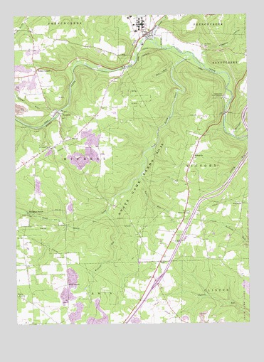 Polk, PA USGS Topographic Map
