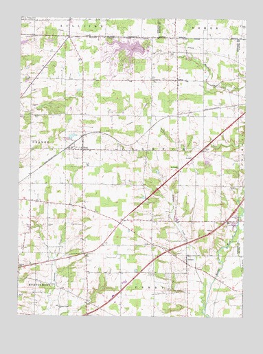 Polk, OH USGS Topographic Map
