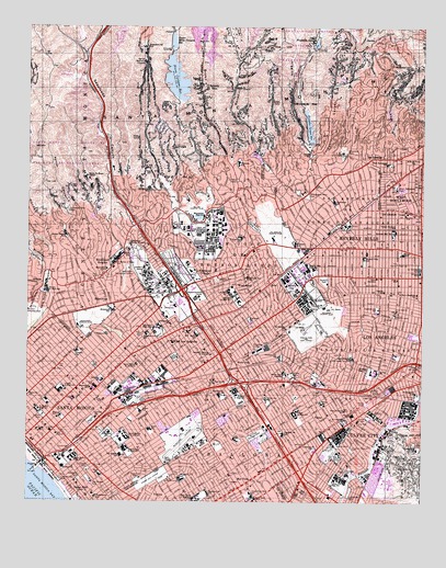 Beverly Hills, CA USGS Topographic Map